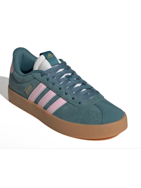 Adidas Shoes - Adidas VL Court 3.0 Sneakers Teal Pink Gum Sole Size 7
